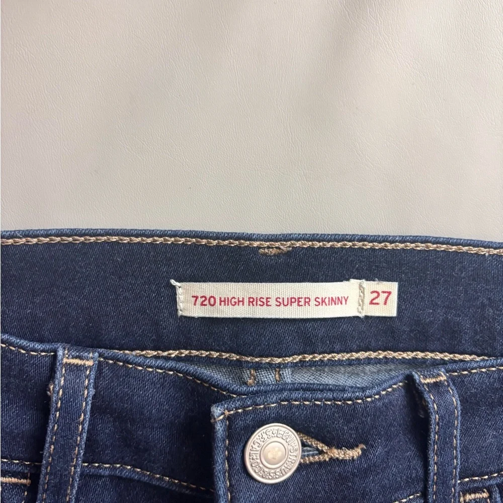 LEVIES 720 High Rise Super Skinny Size 27 - Picture 2 of 7